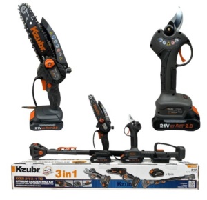 Foarfeca Acumulator 2 Ah 21V Kzubr si Mini Drujba Kzubr Kces + Brat Telescopic 2m, Kzubr