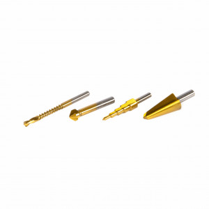 Set 4 freze/burghie multifunct.HSS+Ti 8-20, 4-12,12.4 ,6mm