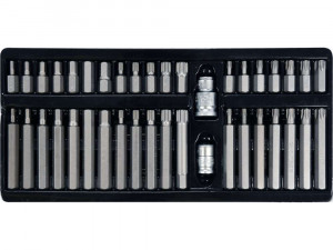 Set biti 40 piese (hex, spline, torx)