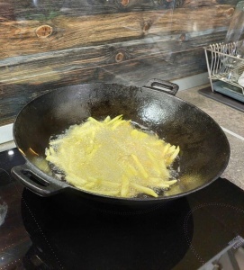 Wok din fonta, 31x8cm, iCook
