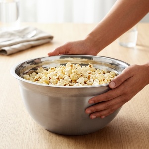 Bol de bucătărie din oțel INOX pentru salate, aluat etc 32 cm, 7,5 l