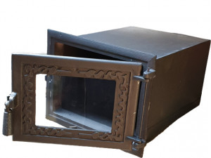 Cuptor cu geam pentru sobă 32,5 x 25,5 cm(lăţime-înălţime)