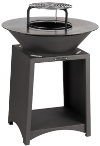 Gratar Metalic cu Plita Rotunda 750mm