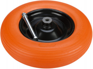 Roata Roaba Poliuretan cu Janta Metalica Evotools 350x8 + AX CADOU