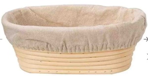 Tava de copt din fonta Natur 3L, 35cm x 13.5cm + Cosulet Ratan, Cast Line