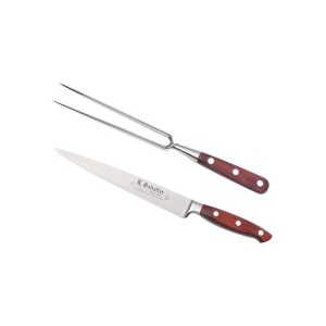 2500TLDFOURCHB Set cutit si furculita baioneta, lungime 20cm, Sabatier Elegance - Img 2