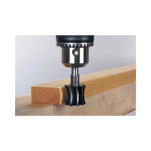 3258000 Freza rotunjire pentru lemn,diametru taiere ˜ 25 mm, Wolfcraft - Img 3