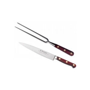 8500TLDFOURCHB Set cutit si furculita baioneta- cutie cadou, lungime 21cm, Sabatier Auvergne - Img 5