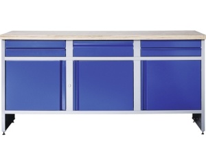 Banc de lucru industrial 1770 mm cu 3 usi si 5 sertare