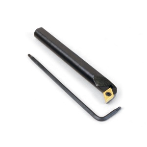 Bare de alezat cu insertie din carbura de tip LH 55°, 8mm pentru strung Sherline - Img 2