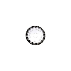 BW-28P Set 2 lame 28 mm cu taiere ondulata pentru cutter circular, NT Cutter - Img 2