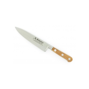 C-OL-1110-15 Cutit de gatit, lungime 15cm, otel carbon, maner din lemn de maslin, Sabatier Au Carbone Olive - Img 2