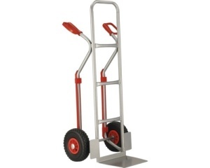 Carucior transport cu platforma Cargo Point max. 200kg, H 1190mm, din otel zincat