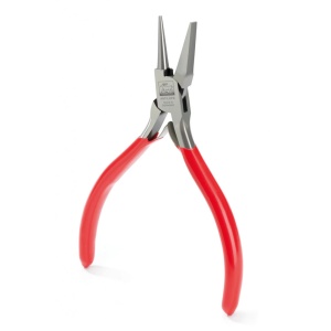 Cleste plat, rotund cu 2 arcuri 130mm pentru bijutieri, ANTILOPE, Niqua - Img 4