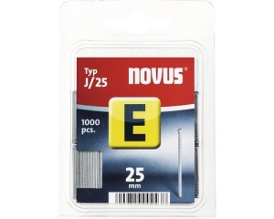 Cuie zincate Novus 25mm pentru capsator pneumatic, pachet 1000 bucăți