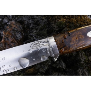 Cutit Fallkniven SK2L Embla, lama Laminated CoS, maner Desert Ironwood, lama 100 mm - Img 11
