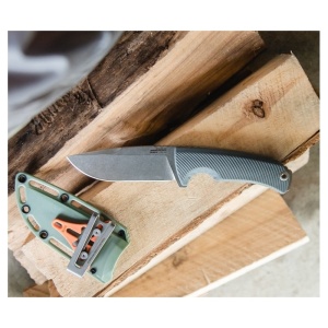 Cutit outdoor SOG Tellus FX Wolf Gray, otel CRYO 440C, lama 117 mm - Img 10