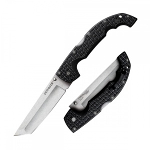 Cutit pliabil Cold Steel Voyager XL Tanto AUS10A Plain Edge / Serrated Edge - Img 1