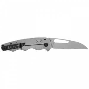 Cutit pliabil SOG Escape FL 14-52-01-57, lama Drop Point 8Cr13MoV, Frame Lock, maner din otel inoxidabil, EDC Rescue Folder - Img 5