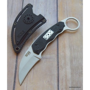 Cutit SOG Gambit, otel 7Cr17MoV, lama Hawkbill 66 mm - Img 13