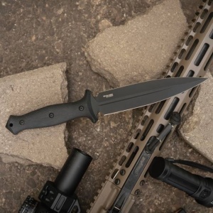 Cutit tactic SOG Pentagon FX Elite USA Made, otel CPM S35VN, lama 127 mm - Img 8