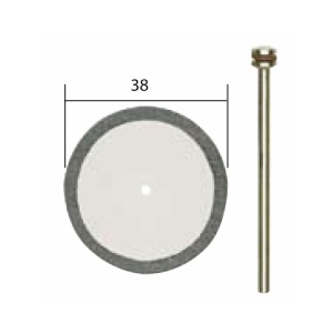 Disc debitor diamantat, 38x0.6mm, Proxxon 28842 - Img 4