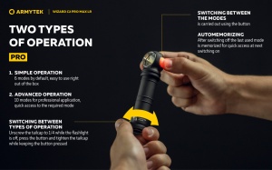 F06702C Wizard C2 Pro Max LR - lumina alba, Armytek - Img 14