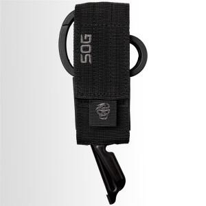 Foarfeca multifunctionala SOG ParaShears Black, 11 functii, Compound Leverage, foarfeca medicala de salvare cu husa nylon - Img 21