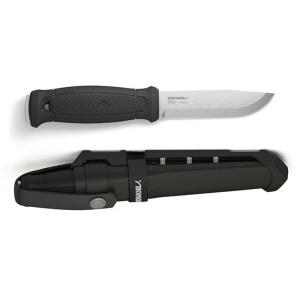Kit Cutit Full-Tang Morakniv Garberg INOX Multimount, Teaca si maner Polimer negru, pentru Bushcraft și Outdoor - Img 2