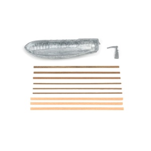 Kit de barca salvare din lemn si metal, 90mm, Amati - Img 3