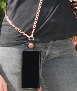 Lant husa telefon mobil pentru sisteme de fixare LOXX, finisaj cupru - Img 3