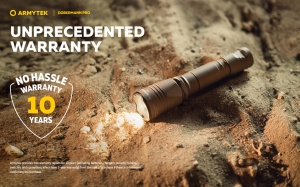 Lanterna tactica Armytek Dobermann Pro Magnet USB Sand Warm 1400 lm cu acumulator inclus - Img 20
