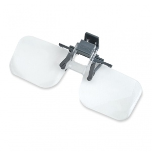 Lentile de marire Clip and Flip, +3 dioptrii de tip clip-on si flip-up, Carson