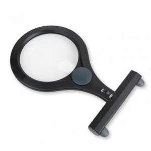 Lupa hands-free LumiCraft, putere 2x/4x cu leduri - Carson