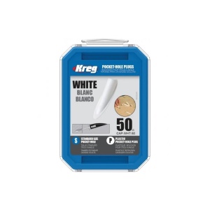 Mufe din plastic cu găuri de buzunar - alb 50 de puncte , KREG® - Img 2