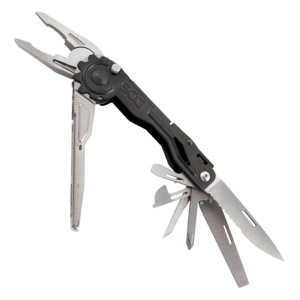 Multitool SOG SwitchPlier, 12 functii, deschidere rapida cu o singura mana, otel inoxidabil 420