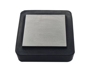 Nicovala patrata din otel inoxidabil pentru pielarie,73 x 73 x 28 mm