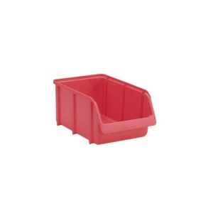 Panou metalic orizontal cu 6 cutii organizare rosii, 630x380x15 mm - Img 3