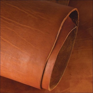 Piele tabacita cu ulei pentru harnasamente, Tandy Leather - Img 3