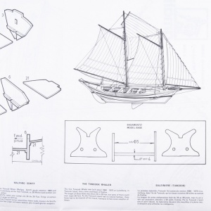 Planuri constructie navomodel, Sharpie, Amati Italia - Img 4