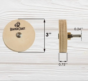 PW1 Disc de lustruit cu compus de ascutire, BeaverCraft - Img 10