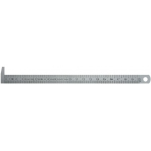 Rigla inox flexibila cu cioc la 90grade, 200-300-500mm - Img 2