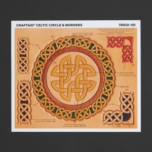 Sablon pielarie cercuri celtice - Tandy Leather SUA