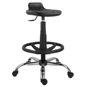 Scaun profesional WORK TAB cu cilindru extra lung si suport picioare plastic - Img 3