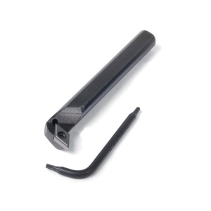 Scule de alezat dreapta cu insertii din carbura, 55° sau 80°, 10mm, pentru strung Sherline - Img 2