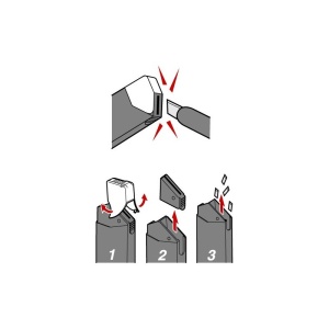 Set 10 lame cutter de tip A, varf 30° - 9mm NT Cutter - Img 6