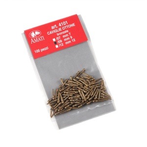 Set 20 cavile din alama, 9mm, Amati - Img 2