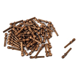 Set 50 cavile din lemn de nuc, 14mm, Amati