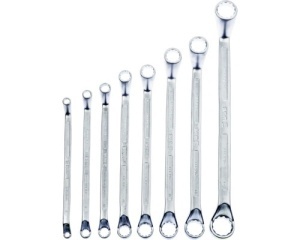 Set chei inelare cu cot duble WGB, 6-23 mm, 8 piese, crom-vanadiu