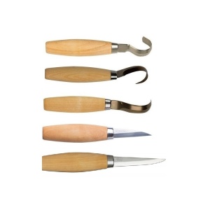 Set cutite sculptura tip carlig, drept, Morakniv - Img 2